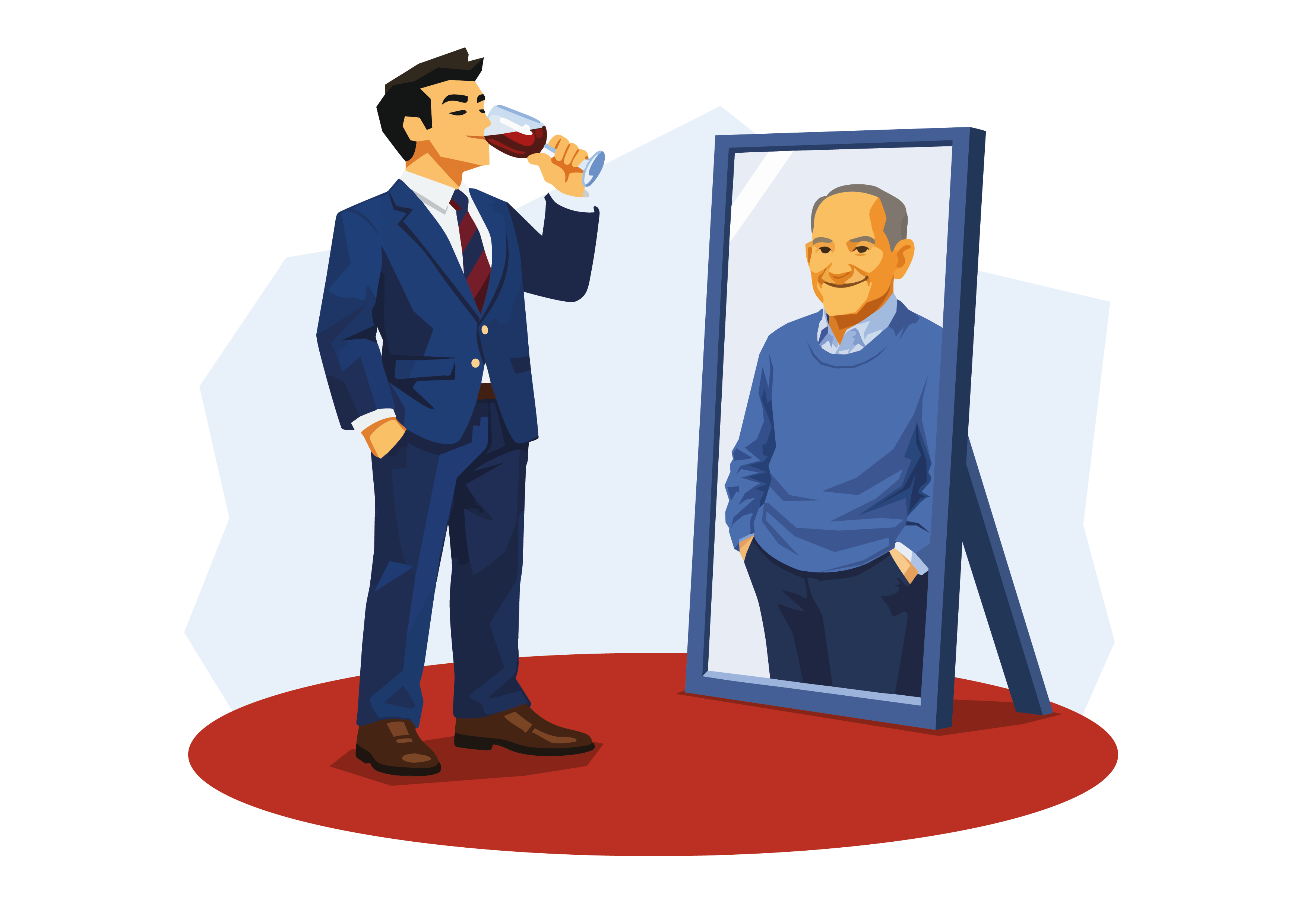 Il Senatore: lo specchio